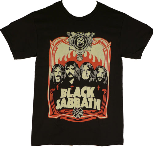 Black Sabbath Red Flames