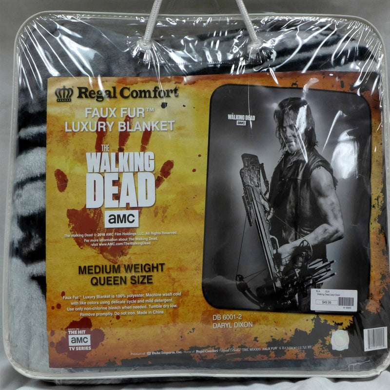 Walking Dead Daryl Dixon Queen Blanket