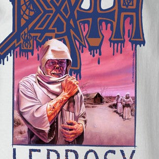 Death Leprosy Wht/Blk Raglan Shirt