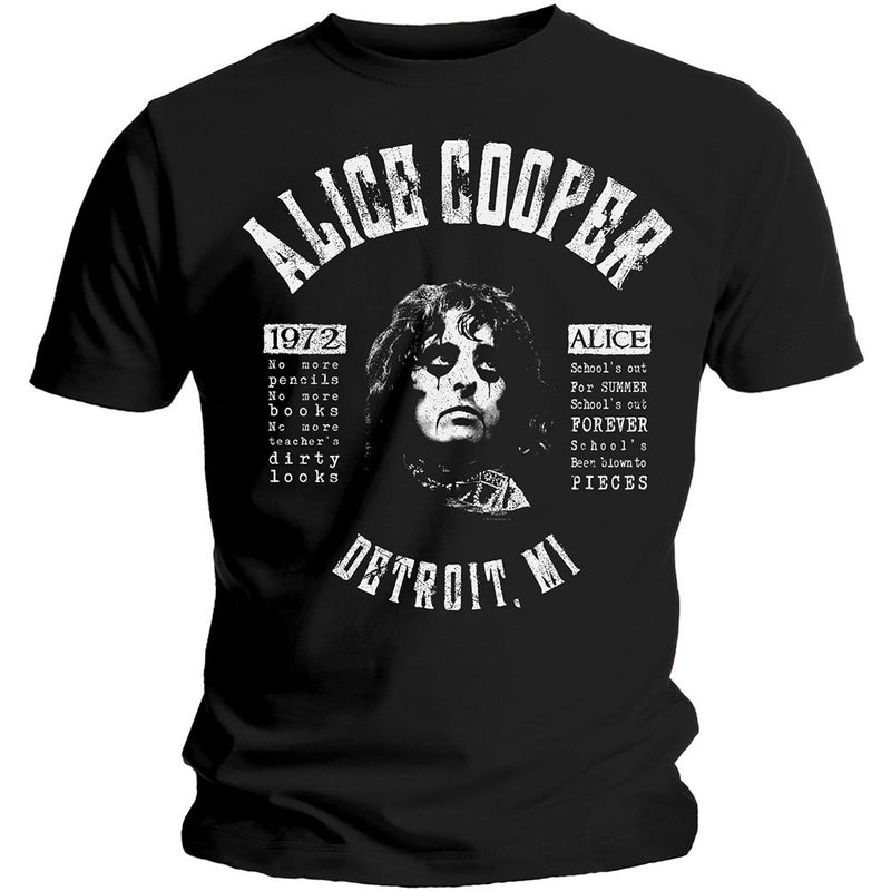 Alice Cooper School's Out w/ Lyrics Shirt