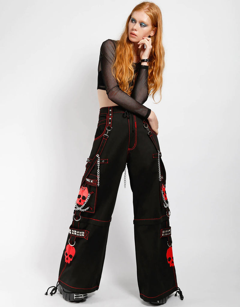 Tripp Super Skull Black Red Pant ShirtsNThingsAZ