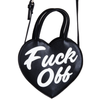 Heart Shaped F Off Bag