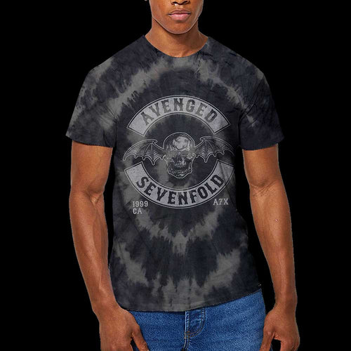 Avenged Sevenfold Deathbat Crest Dip-Dye Shirt