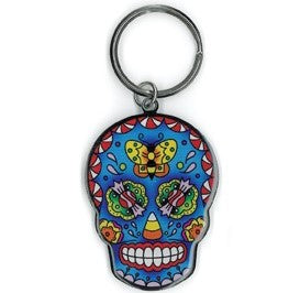 Candy Sugar Skull Key Chain