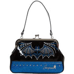 Batty Pinstripe Purse Blue