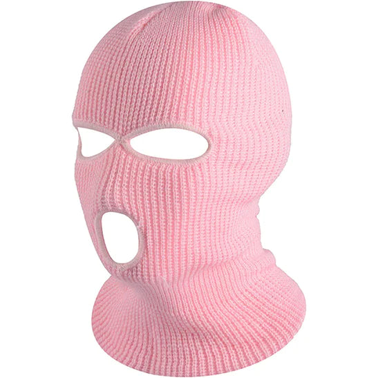 Knit Mask-Light Pink