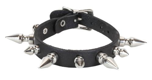 One Row Large and Small Spikes Bracelet