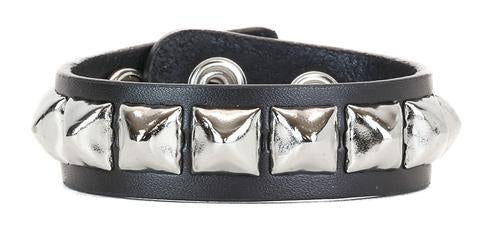 One Row Pyramid Stud Bracelet