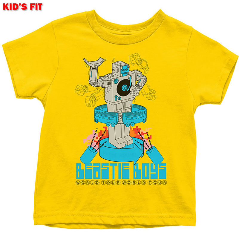 Beastie Boys Robot Yellow Kids T-Shirt