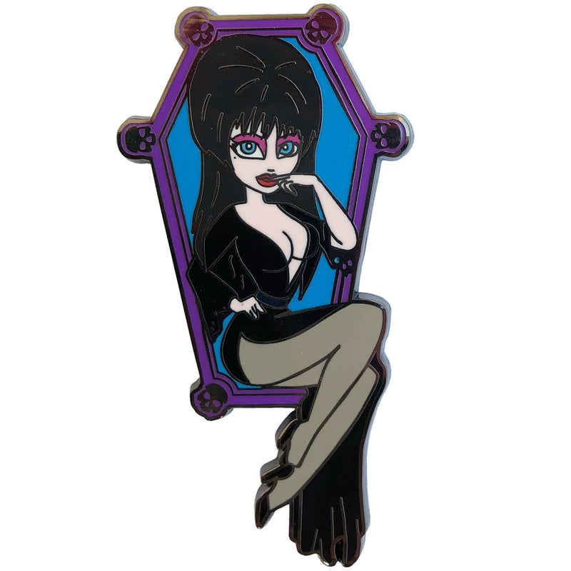 Elvira Coffin Cutie Pin