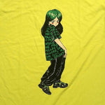 Billie Eilish Anime Green T-Shirt