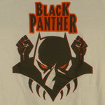 Black Panther Logo in Vintage White