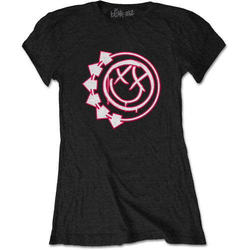 Blink 182 Six Arrow Smiley Woman's Tee