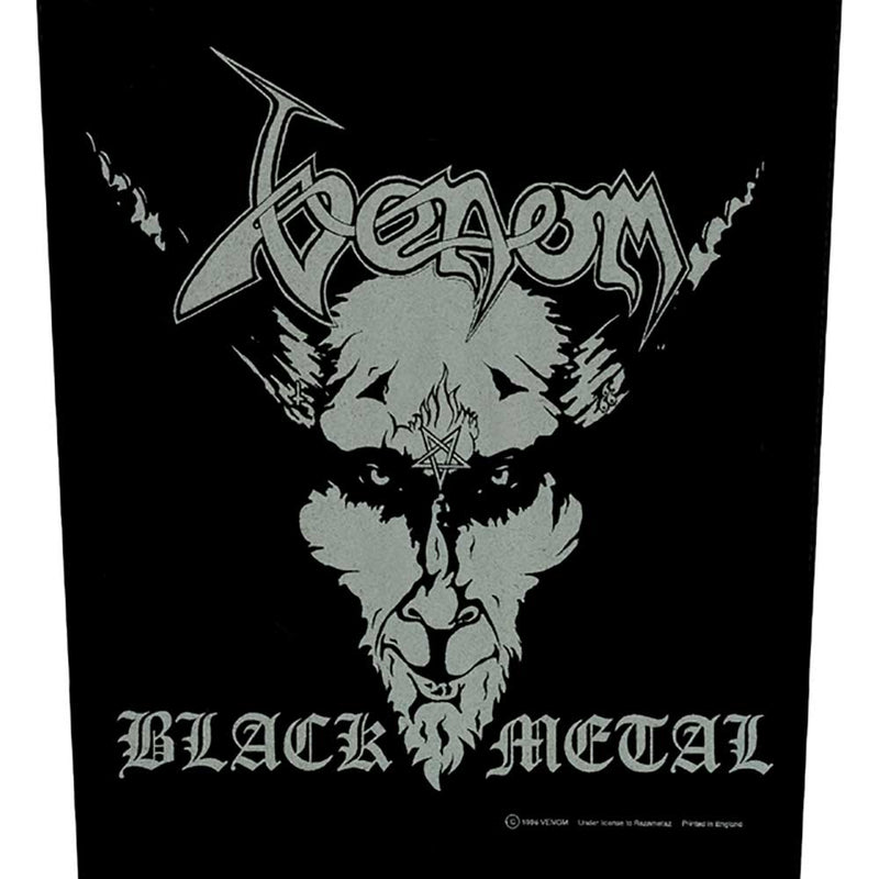 Venom Black Metal Back Patch