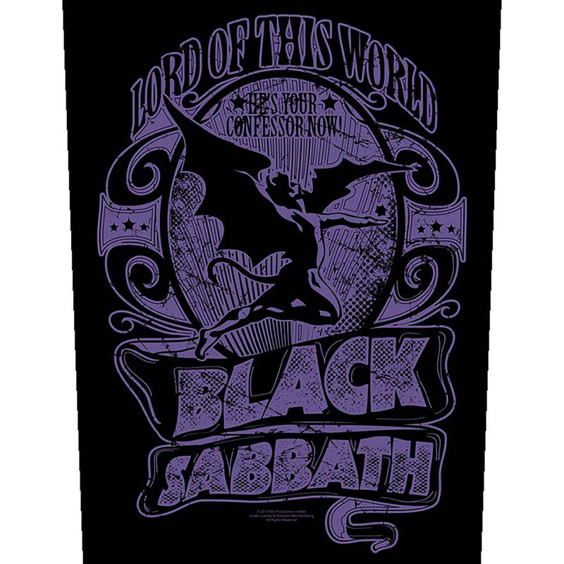 Black Sabbath Lord of this World Back Patch