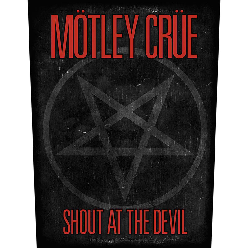 Mötley Crüe Shout Back Patch