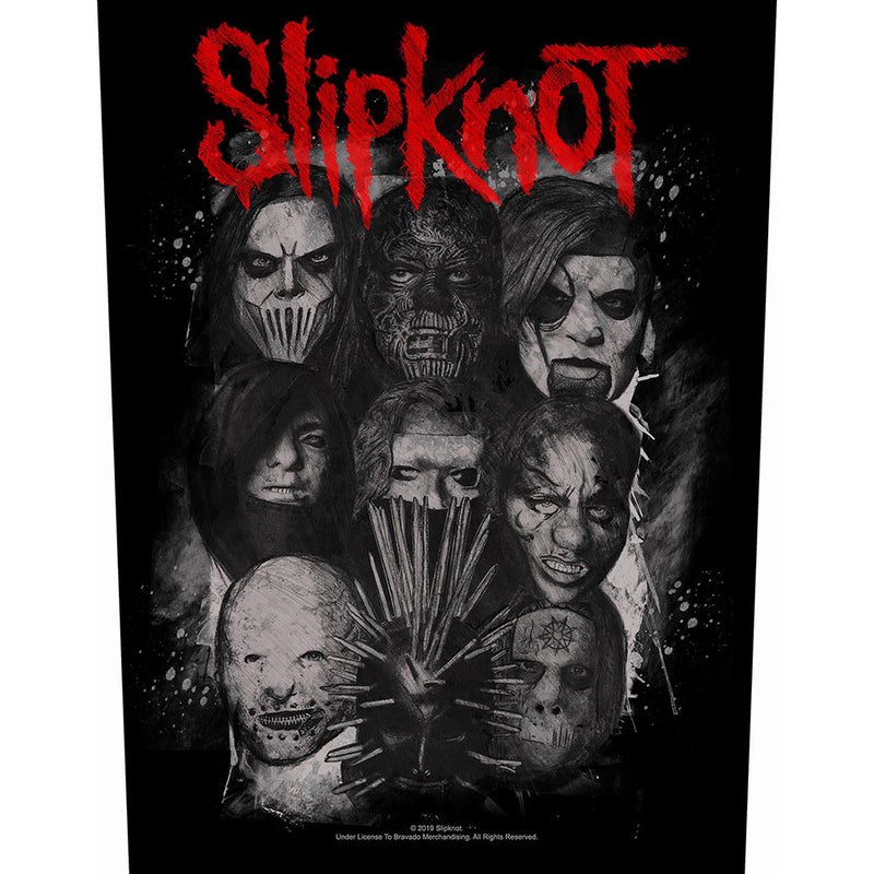 Slipknot WANYK Masks Back Patch