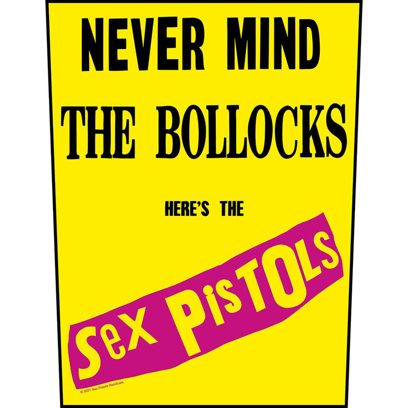 Sex Pistols Never Mind The Bullocks Back Patch