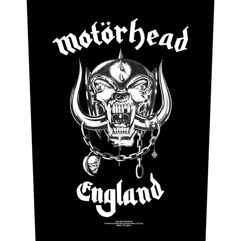 Motorhead England Back Patch