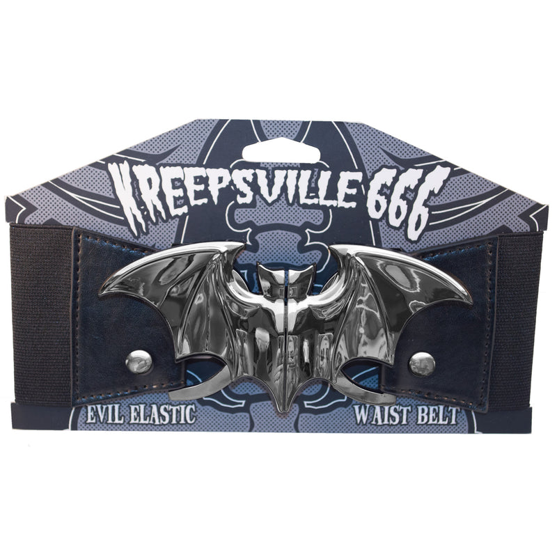 Elastic Belt-Bat Silver