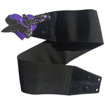 Elastic Belt-Elvira Dagger Purple