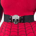 Elastic Belt-Skull Black