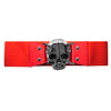 Elastic Belt-Skull Red
