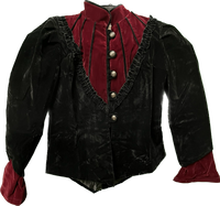 Black Burgundy Coat