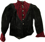 Black Burgundy Coat