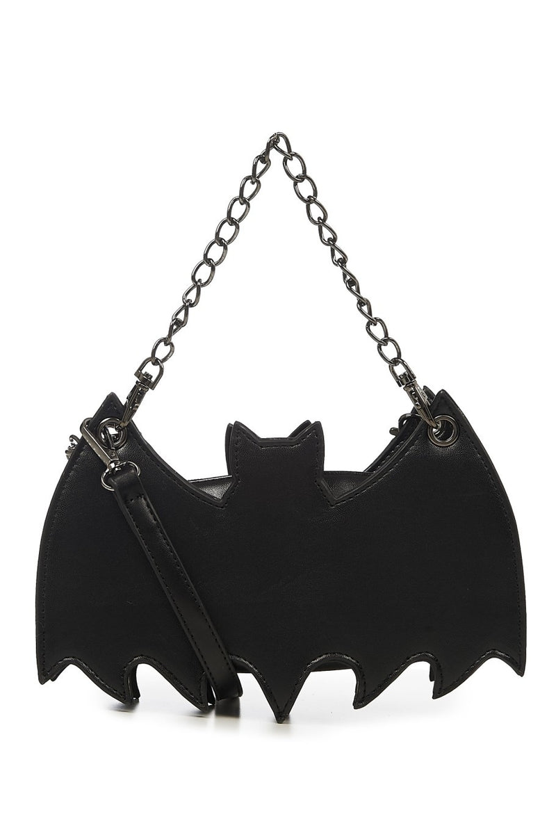 Black Celebration Bat Chain Bag