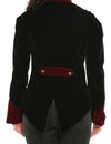 Black & Burgundy Velvet Jacket