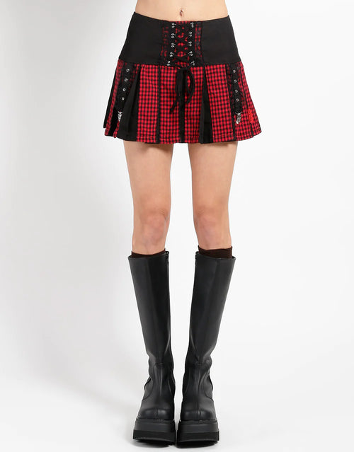 Bo Peep Skirt Blk/Red
