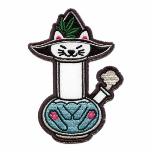Bong Kitty Iron-On Patch