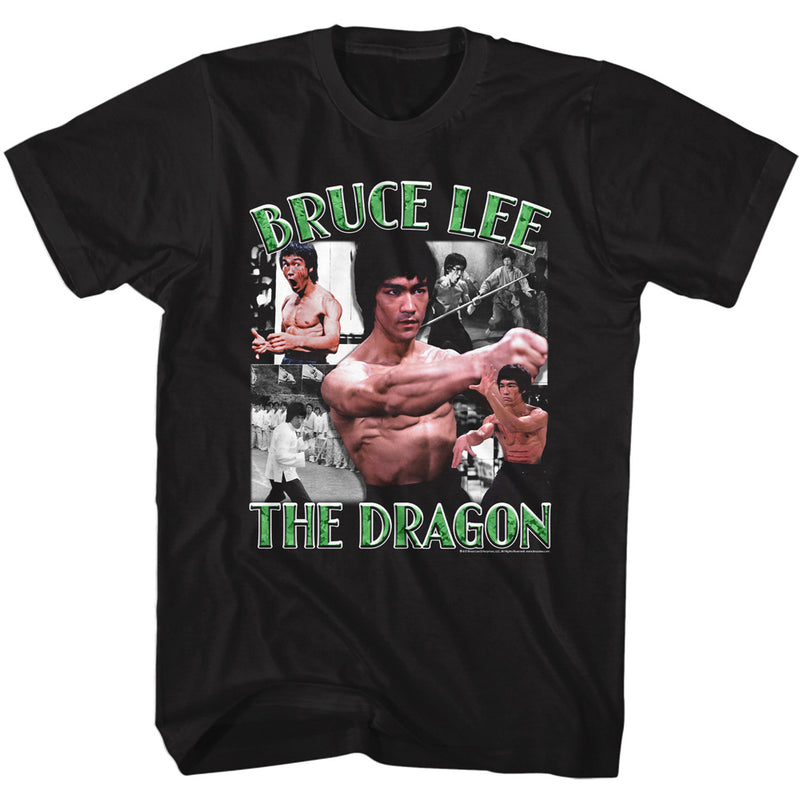 Bruce Lee The Dragon Collage Shirt