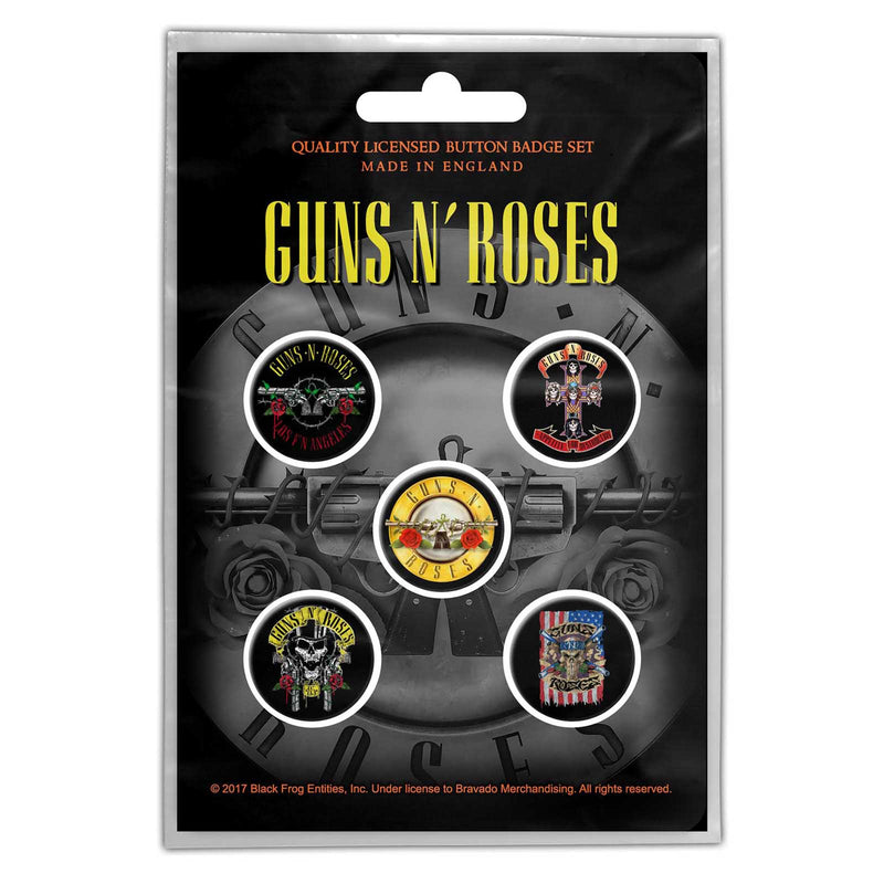 Button Set-Guns n Roses Bullet