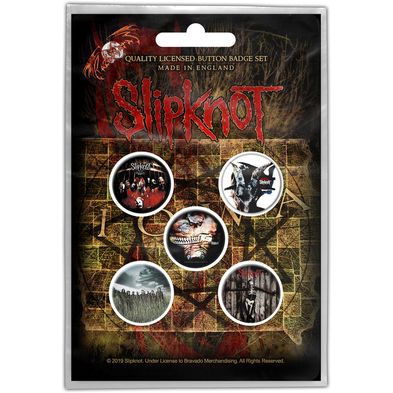 Button Set-Slipknot Albums