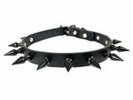 Black Spikes Choker