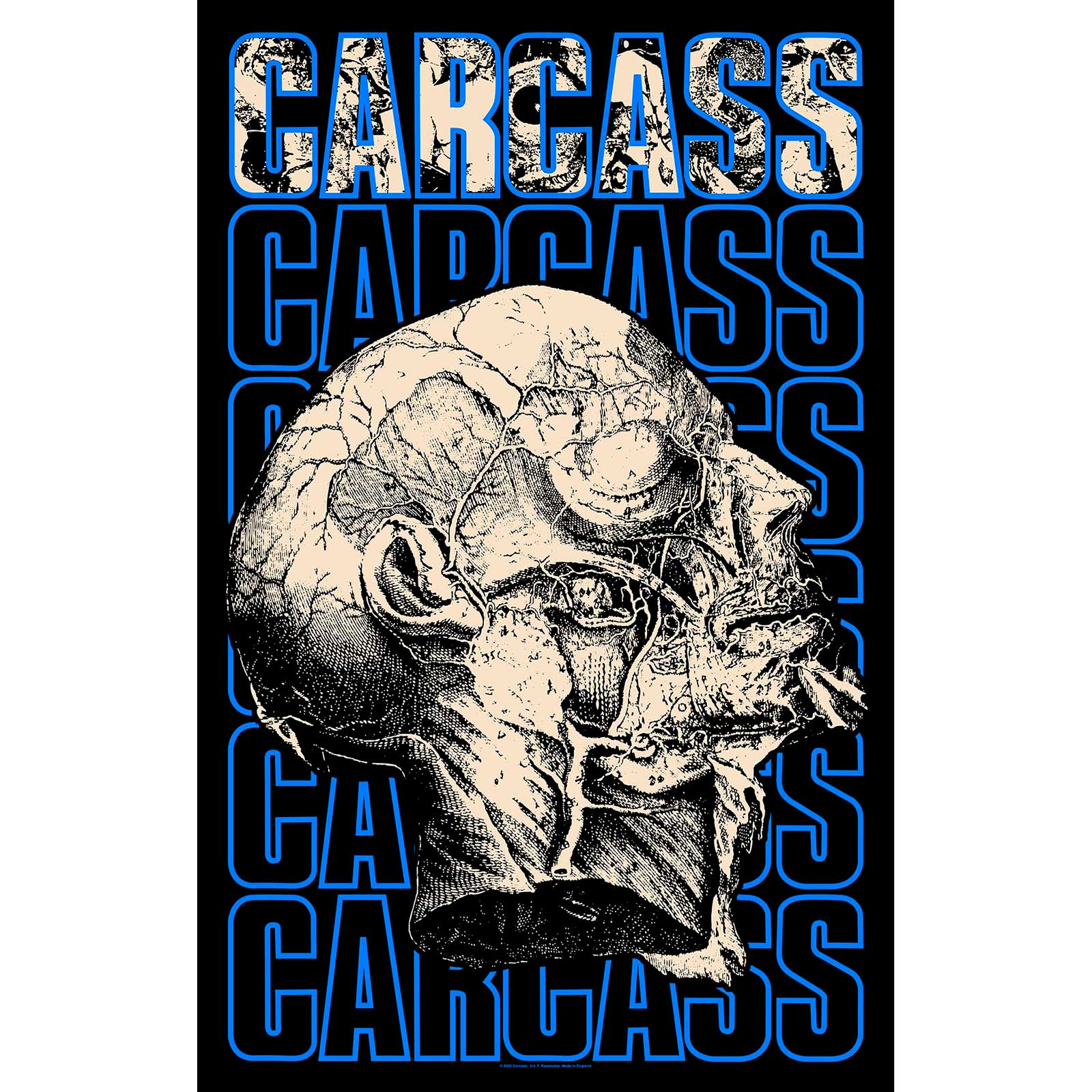 Carcass Necro Head Flag