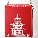 Chinese Takeaway Box Red/Wht