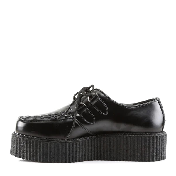 Creeper-402 Blk Leather