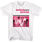 Duran Duran Pink on White