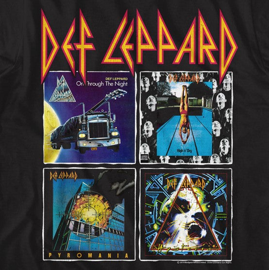 Def Leppard 80's Albums Shirt