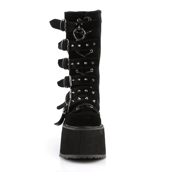 Damned-225 Black Velvet Buckle