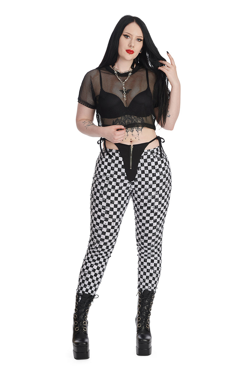 Drama Queen Mesh Crop Top