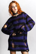 Empyrean Knit Sweater-Midnight