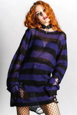Empyrean Knit Sweater-Midnight