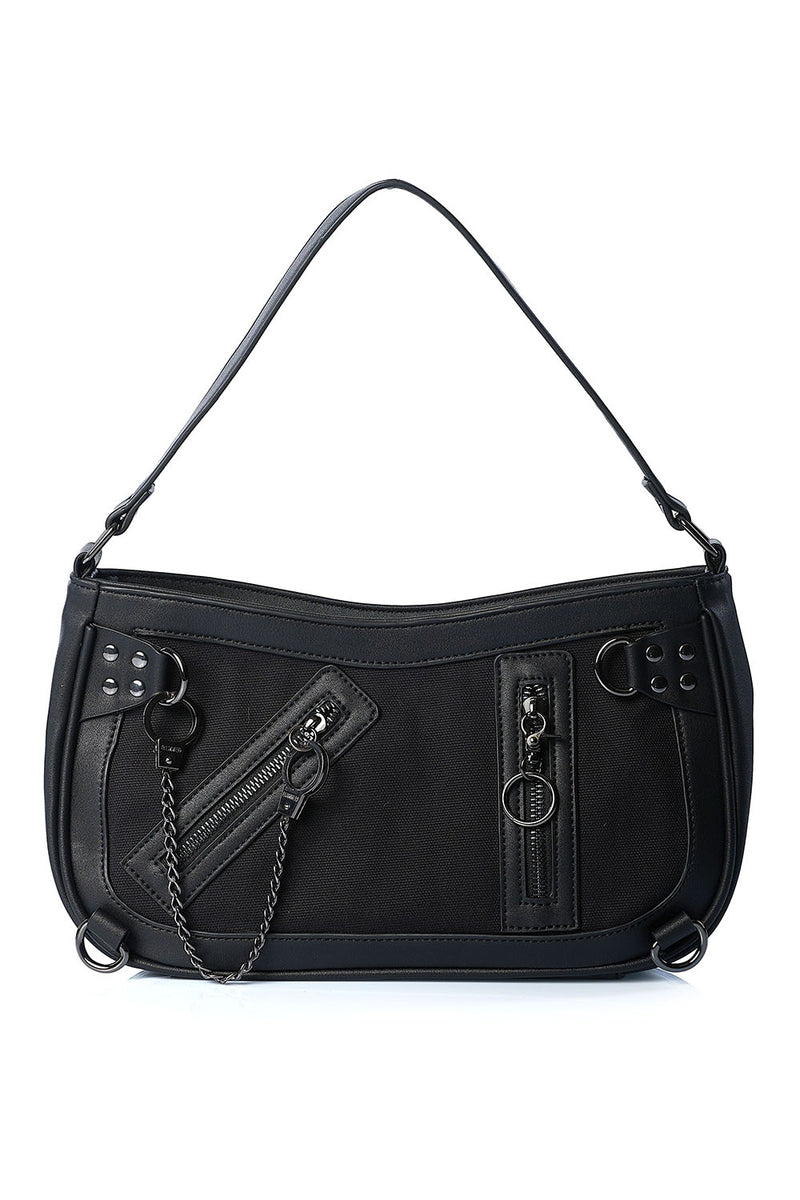 Entangled Shoulder Bag BLK