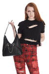 Entwined Hobo Bag Blk