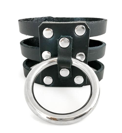 3 Strap Bracelet with Ring