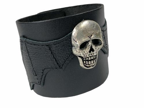 Skull Bat Black Bracelet